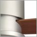 Satin Nickel with Cherry-Walnut