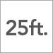 25 feet