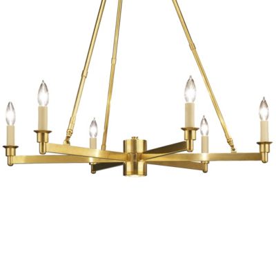 Uppark 6 Light Chandelier by Robert Abbey
