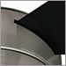 Brushed Nickel with Black and Maple