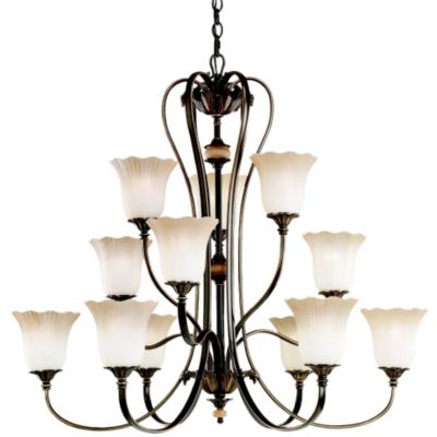 Golden Iridescence 12 Light Chandelier by Kichler