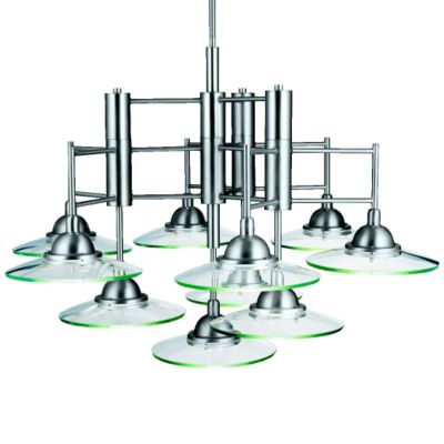 Galaxie 10 Light Chandelier by Kichler