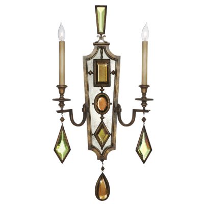 Encased Gems 2 Light Wall Sconce by Fine Art Lamps