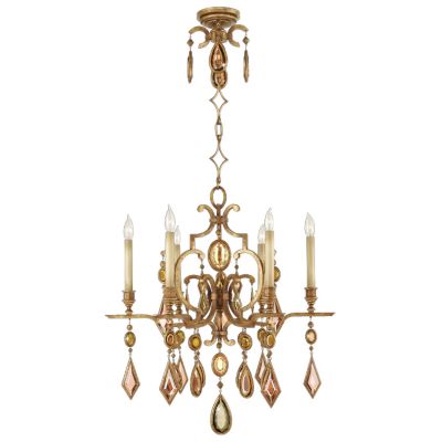 Encased Gems 6 Light Chandelier by Fine Art Lamps