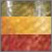Oasis Green, Amber Dunes and Sunset Red