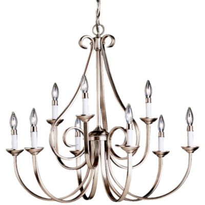 Dover Two-Tier Scroll Chandelier by Kichler