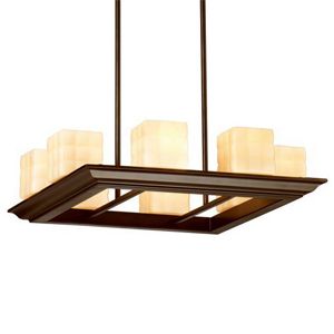 Mason 8-Light Square Suspension by Forecast Lighting