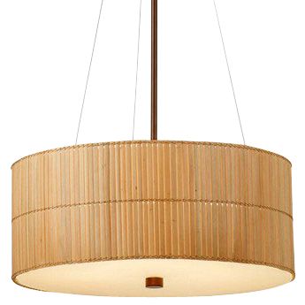 Hanalei Bay Drum Pendant by Forecast Lighting
