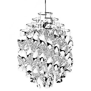 Spiral Single 4 Tier Pendant by Verpan