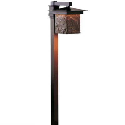 Lightfall Outdoor Post Light Square by Hubbardton Forge