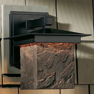 Lightfall Outdoor Wall Sconce Square by Hubbardton Forge