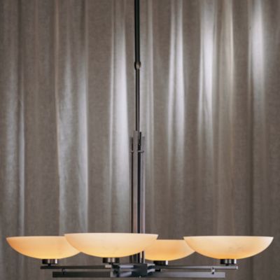 Trestle 4 Light Bowl Adjustable Chandelier by Hubbardton Forge