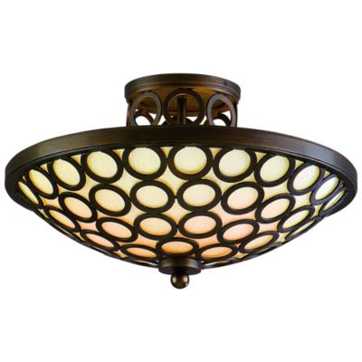 Bangle Semi-Flushmount by Corbett Lighting
