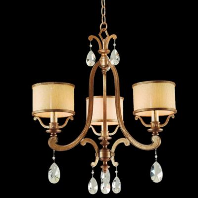 Roma 3 Light Chandelier by Corbett Lighting