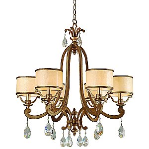 Roma 6 Light Chandelier by Corbett Lighting