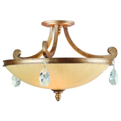Roma Semi Flushmount by Corbett Lighting