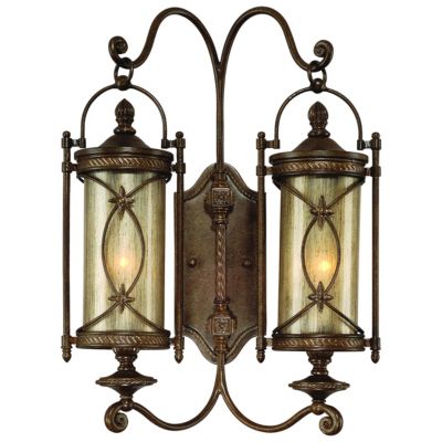 St. Moritz Outdoor 2 Light Wall Lantern by Corbett Lighting