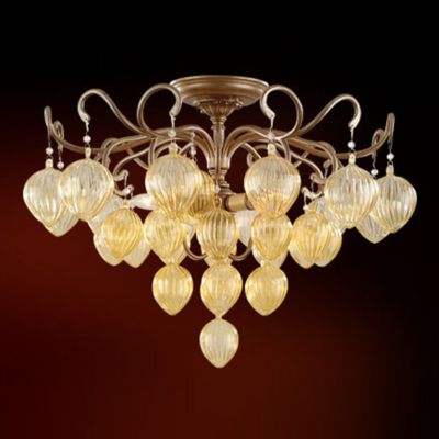 Venetian Semi Flushmount by Corbett Lighting
