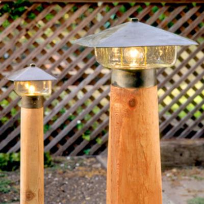 Outdoor Lamp Mounting Post by Coe Studios
