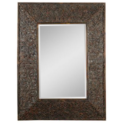 Knotted Rattan Mirror by Uttermost