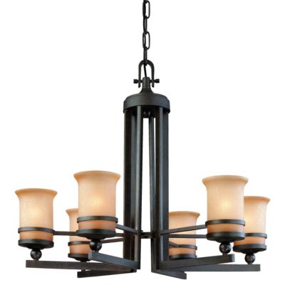 Ranier Single Tier Chandelier by Troy Lighting