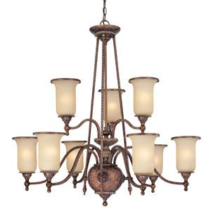 Waldorf Two Tier Chandelier by Troy Lighting