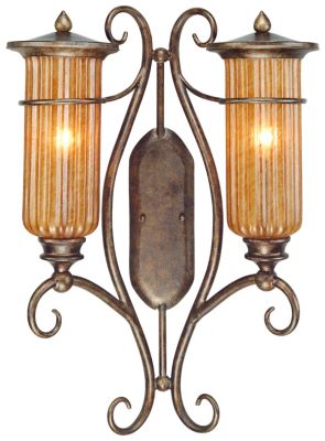 Lido 2 Light Wall Sconce by Troy Lighting