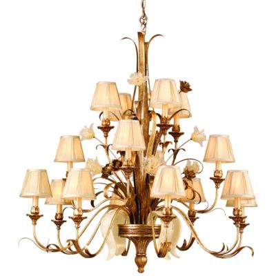Tivoli Three Tier 16 Light Chandelier by Corbett Lighting