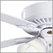 Appliance White with Bleached Oak