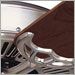Brushed Steel with Dark Cherry and Mahogany