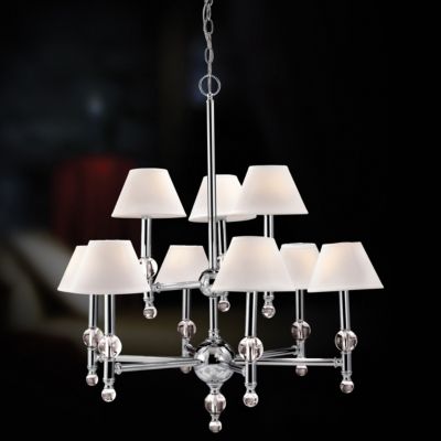 Bauhaus 9 Light Chandelier by Eurofase