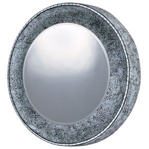 Silica Silver Pebble Mirror by Eurofase