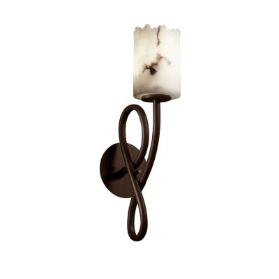 LumenAria Capellini Cylinder Wall Sconce by Justice Design