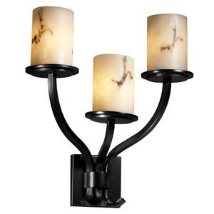 LumenAria Sonoma Cylinder 3 Light Wall Sconce by Justice Design