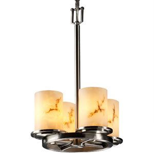 LumenAria Dakota Straight Stem Chandelier by Justice Design