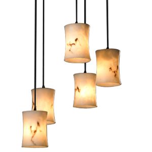 LumenAria 5 Light Cluster Pendant by Justice Design