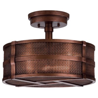 Copper Veil No. 740640 Semi Flushmount by Fine Art Lamps