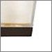 Olde Bronze with Clear Polished Outside and Light Umber Etched Inside Glass