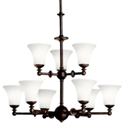 Hamden Two-Tier Chandelier by Kichler