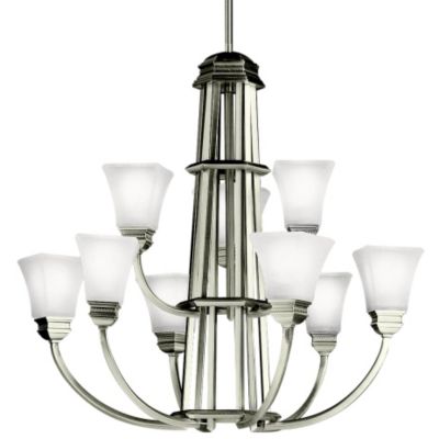 Polygon Two-Tier Chandelier by Kichler