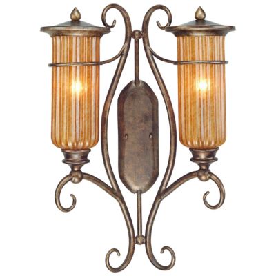 Lido Outdoor Two Light Wall Sconce by Troy Lighting