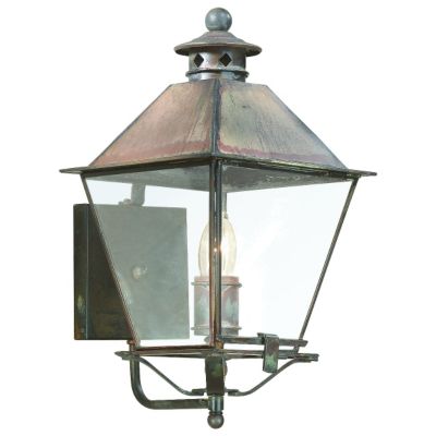 Montgomery Outdoor Wall Sconce with Metal Top by Troy Lighting
