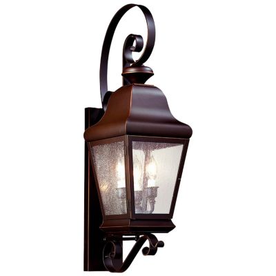 Carlton Outdoor Wall Sconce with Scroll by Troy Lighting