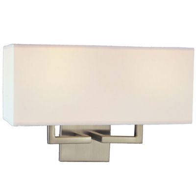 Fabric Wide Wall Sconce by George Kovacs
