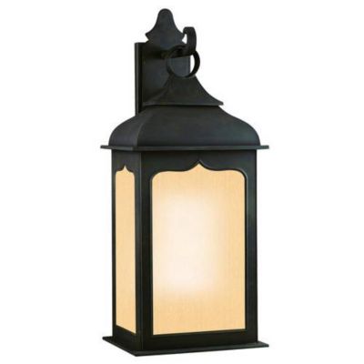Henry Street Outdoor Wall Sconce w/ Frosted Seeded Glass by Troy Lighting