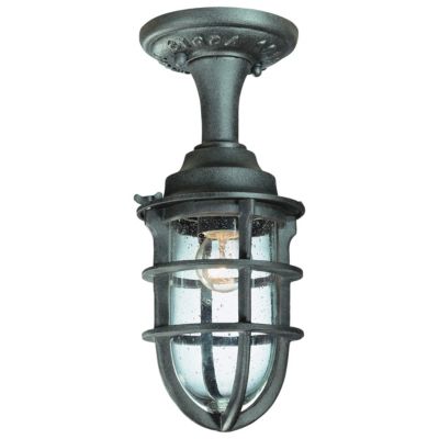 Wilmington Outdoor Semi-Flushmount Lantern by Troy Lighting