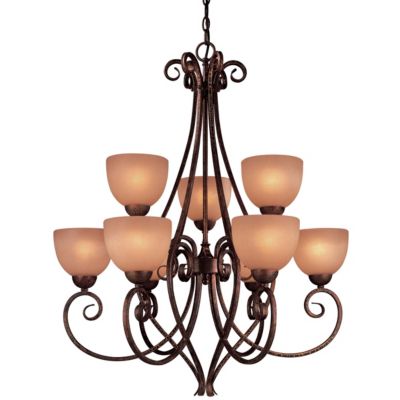 Caspian Two-Tier Chandelier by Minka Lavery