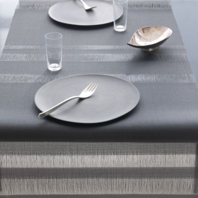 Tuxedo Stripe Tete-A-Tete Runner by Chilewich