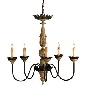Innocence Chandelier by Currey and Company