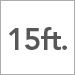 15 feet
